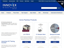 Tablet Screenshot of innovexbio.com